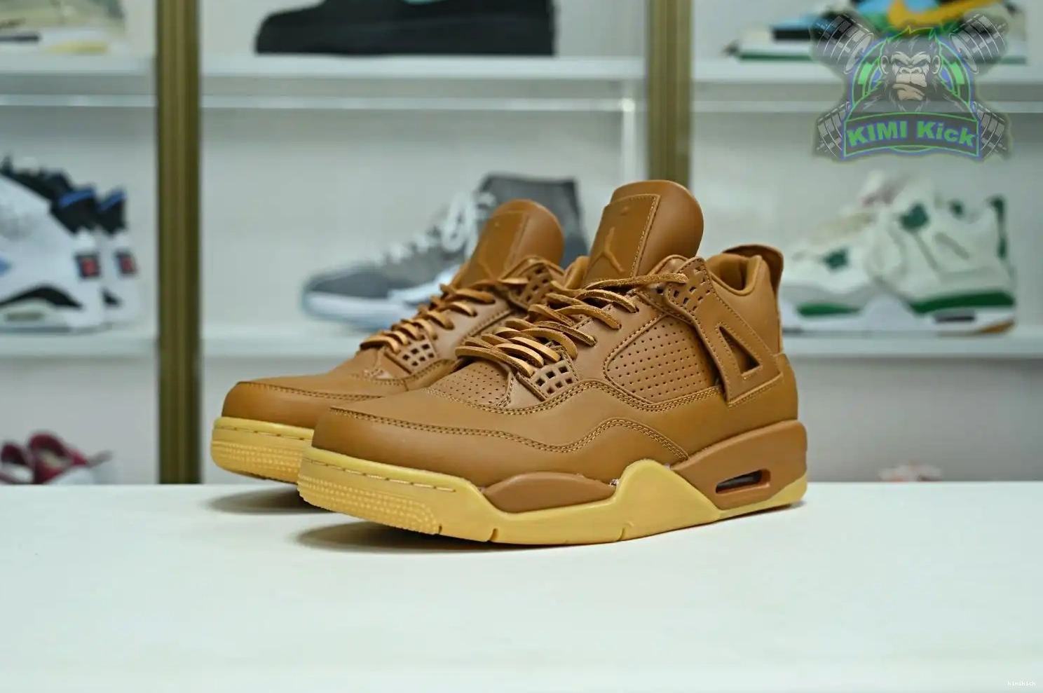 Jordan Air 4 wheat Jordan Kimikick ginger retro 0425